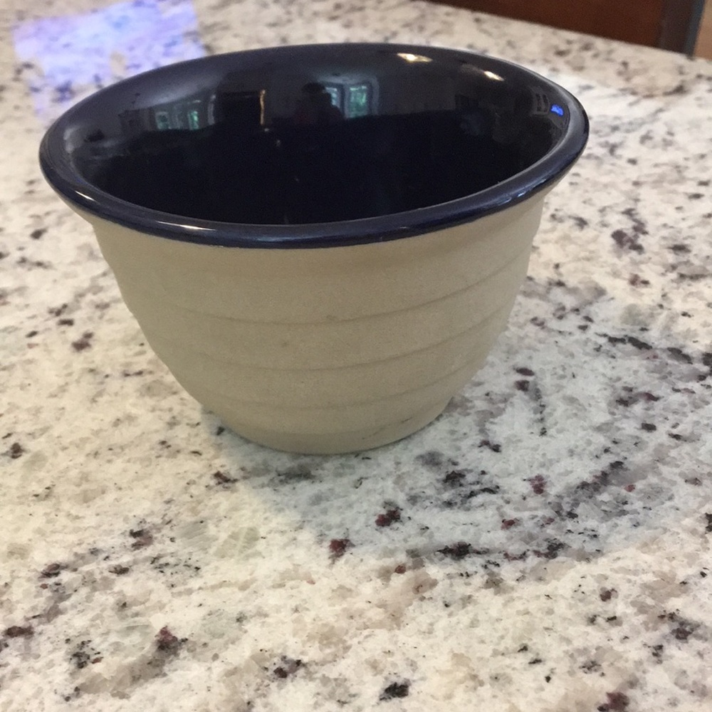 Pottery bowl.